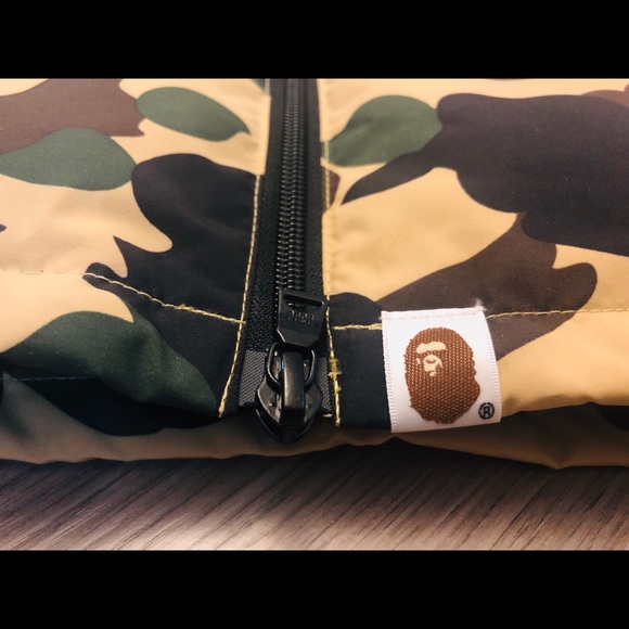 NWT HTF LE A Bathing Ape BAPE Puffy Bomber Jacket - Picture 4 of 8